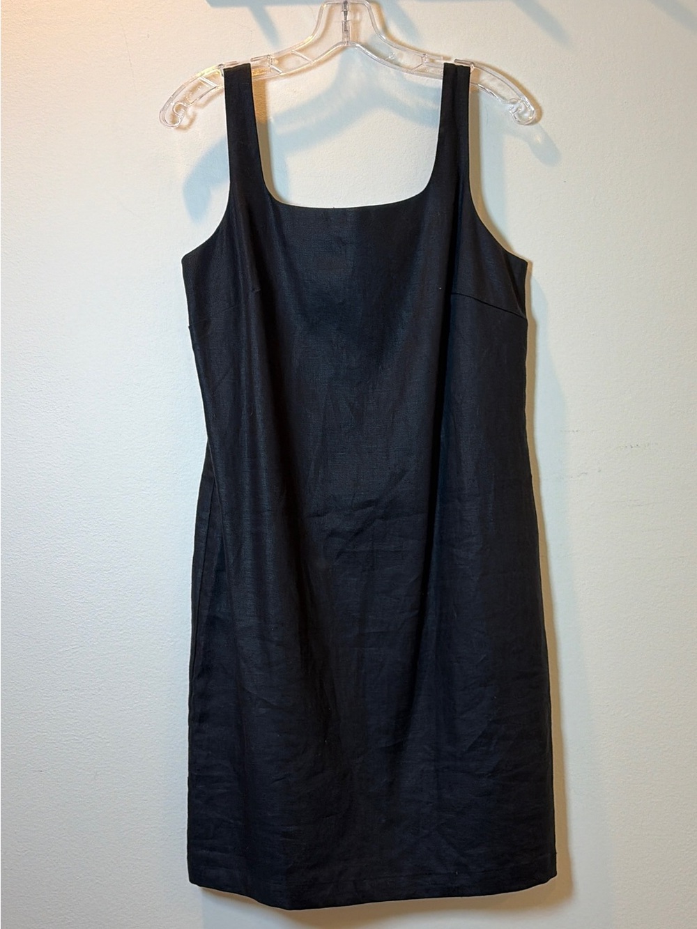 NWT Gap 100% linen black dress size 10